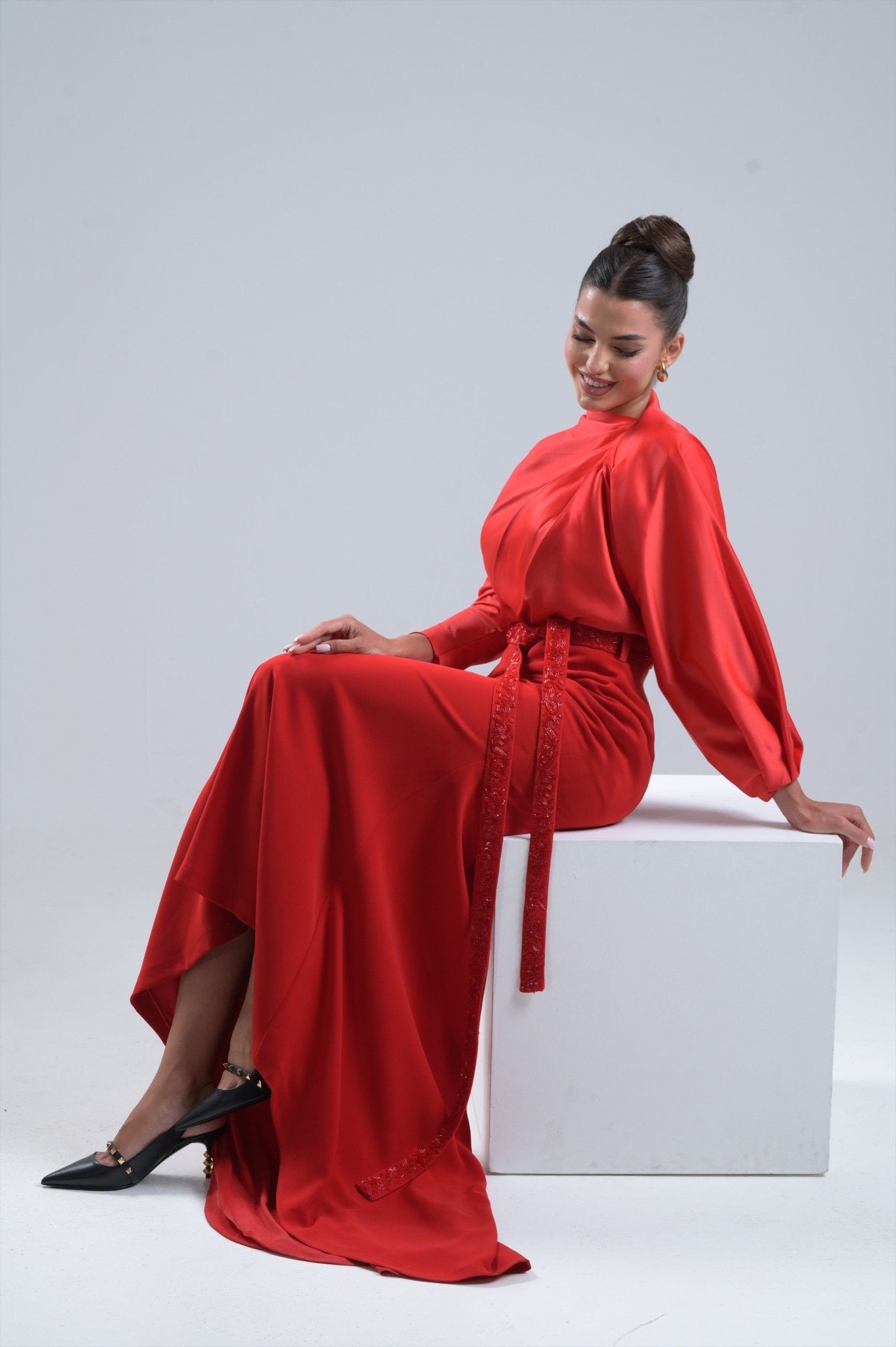 Diva in Red by Nagham Asari I Elegant