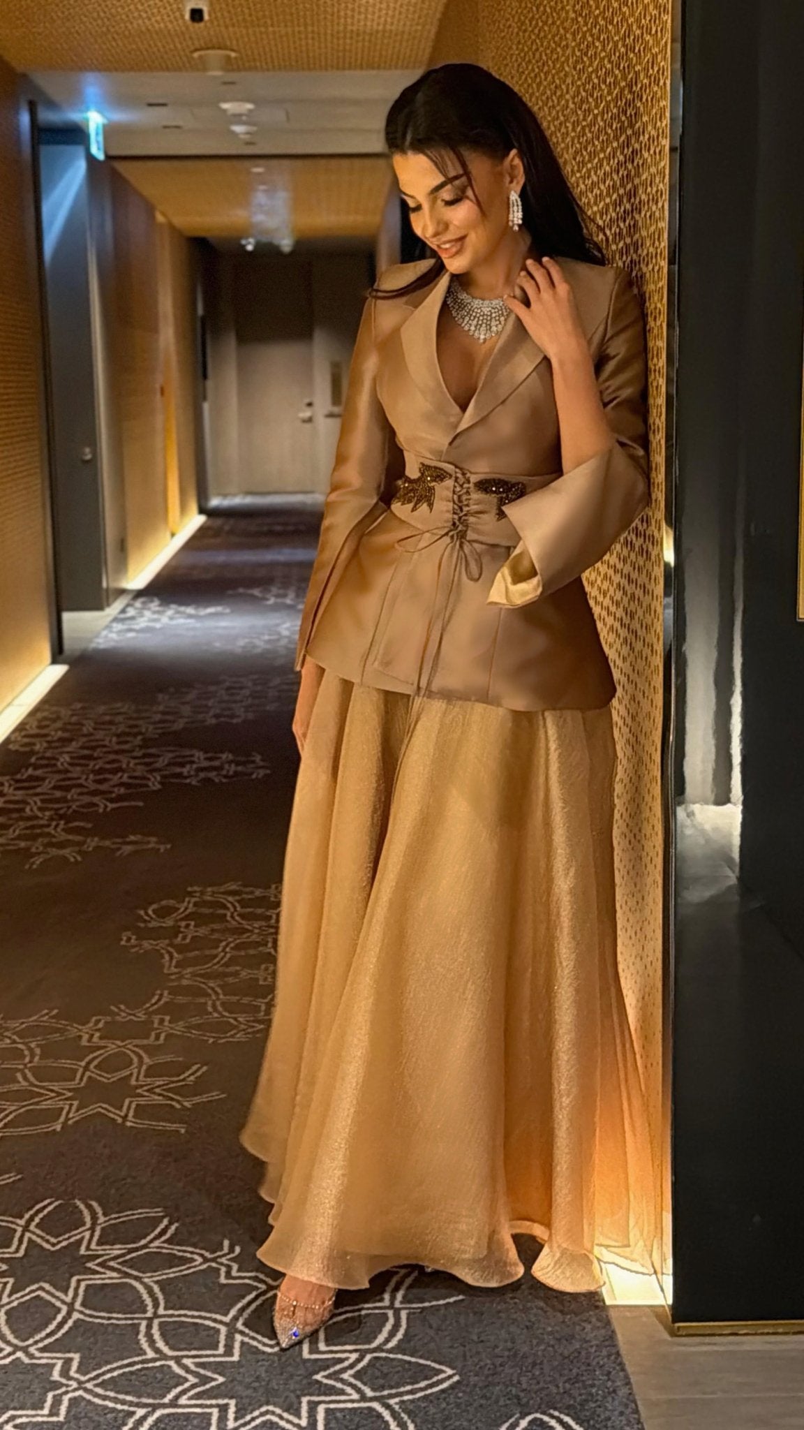 Golden wings by Nagham Asari I Elegant